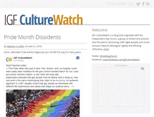 Tablet Screenshot of igfculturewatch.com